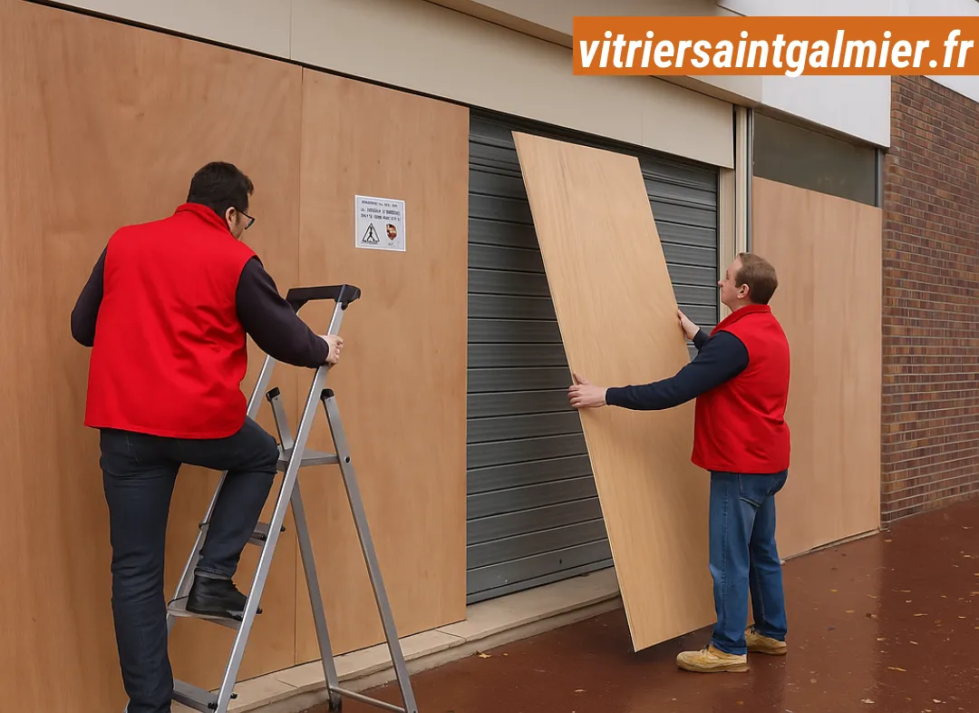 Mise en sécurité fermeture provisoire Saint-Galmier